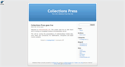 Desktop Screenshot of collectionspress.com